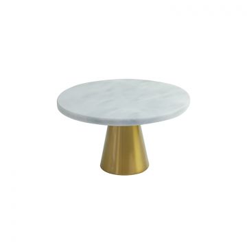 FUGURATO PLATEAU MARBLE 0601 | WHITE - GOLD