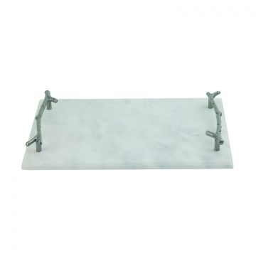 FUGURATO PRÄSENTIERBRETT MARBLE 1402 | GRAU-SILBER