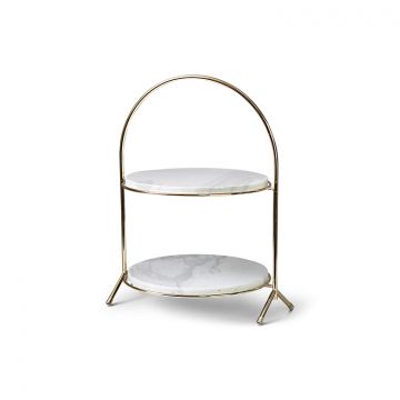 FUGURATO ELEGANCE ETAGÈRE 22Y0410G-2T | MARMER - GOUD