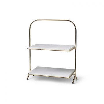 FUGURATO ELEGANCE ETAGÈRE 22Y0409G-2T | MARMER - GOUD