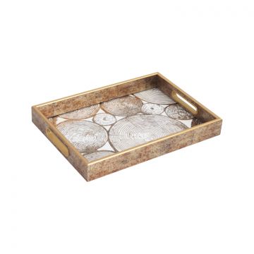 FUGURATO SERVING TRAY 502 | GOLD 35X25 CM
