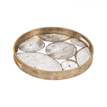 FUGURATO SERVING TRAY 504 | GOLD Ø36 CM