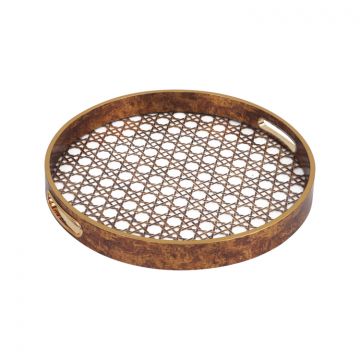 FUGURATO SERVING TRAY 704 | GOLD Ø36 CM