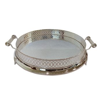 FUGURATO DIENBLAD 801 ROND | ZILVER Ø56X11 CM