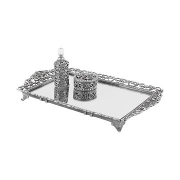 FUGURATO BRUIDSPIEGELSET 14959 3-DELIG SILVER