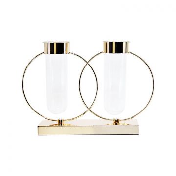 FUGURATO ELEGANCE CANDLE HOLDER 20S0027G-M | GOLD