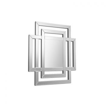 FUGURATO DAZIO SPIEGEL | 100X100 CM SILBER
