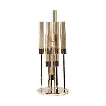 FUGURATO ELEGANCE CANDLE HOLDER 190242G-M | GOLD