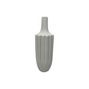 FUGURATO VASE 9283 | Ø18,5X56,5 CM WHITE