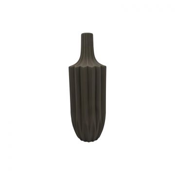 FUGURATO VASE 9283 | Ø17X49 CM GRAU