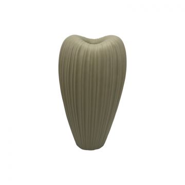 FUGURATO VASE 9041 | 25,5X19,5X51 CM HELLBRAUN