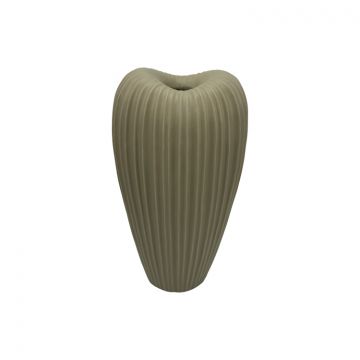 FUGURATO VASE 9041 | 22X17X43 CM HELLBRAUN