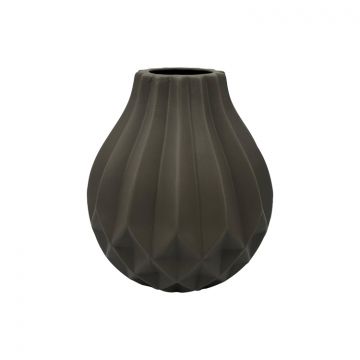 FUGURATO VASE 9518 | Ø22,5X25,5 CM GRAU