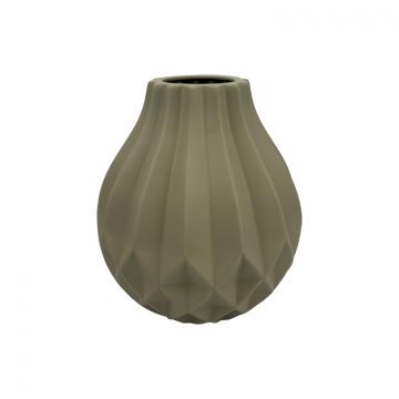 FUGURATO VASE 9518 | Ø22,5X25,5 CM HELLBRAUN