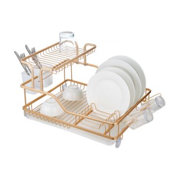 FERVEO RABIA DISH RACK | GOLD