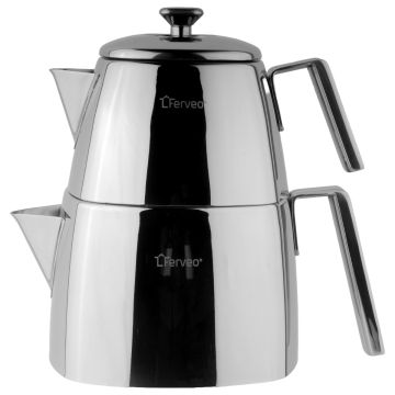 FERVEO AYDA TEAPOT SET | 1,0/2,0 L SILVER