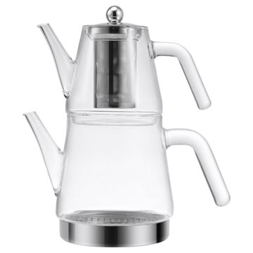 FERVEO NORA TEAPOT SET | 0,7/1,8 L TRANSPARENT