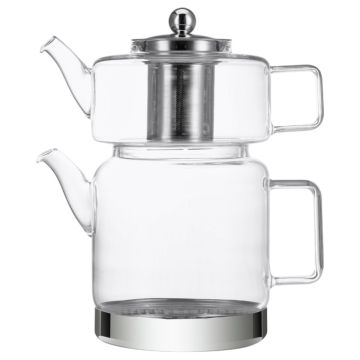 FERVEO MINA TEAPOT SET | 1,0/2,0 L TRANSPARENT