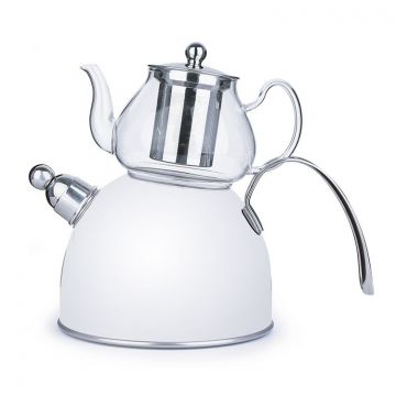 FERVEO DJENA THEEPOTSET 0,8/2,5 L WIT
