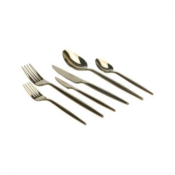 FERVEO SARA CUTLERY SET | 36-PIECE GOLD
