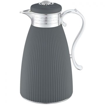 FERVEO HELENA THERMOSFLASCHE | DUNKELGRAU-SILBER 1,0 L