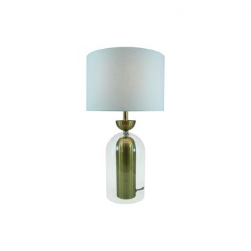 LUMCI DARCY TISCHLAMPE | GOLD-TRANSPARENT Ø30X55 CM