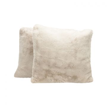 LAVELLA PELUS KUSSENHOES | 2 STUKS 45X45 CM BEIGE