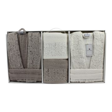 LAVELLA VERA WELLNESS SET | BEIGE-CREME 6-TEILIG