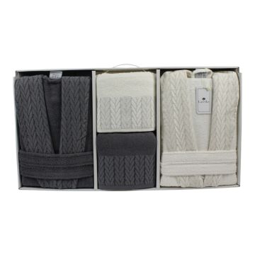 LAVELLA SENA WELLNESS SET | HELLGRAU-CREME 6-TEILIG