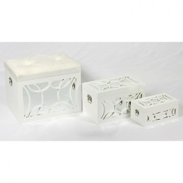 ZITKISTEN SET 3-DELIG | WIT
