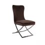 ANDRIA DINING CHAIR | BROWN FABRIC MJ11-82