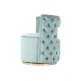 PIACENZA ARMCHAIR GOLD | GREEN FABRIC MJ11-65