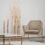FOGGIA FAUTEUIL GOUD | TAUPE STOF MJ11-8