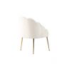 EMILLIA DINNER CHAIR GOLD | BEIGE FABRIC MJ11-1