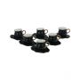 ESPRESSO SET CNR2511S | 12-PIECE BLACK