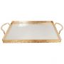 SERVING TRAY CNR130 | 36X23 CM GOLD-SILVER