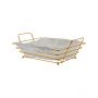 BREAD BASKET CNR001 | 30X20 CM GOLD