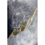 WALL DECORATION CNR-A | 60X90 CM SILVER + GOLD MIX