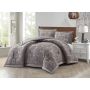 SARA COMFORTER SET CNR003 | TAUPE 3-PIECE