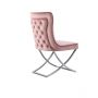 ANDRIA DINING CHAIR | PINK FABRIC VELU52A
