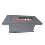 BACOLI DINNER TABLE / AMBIENT FIREPLACE | 180X90X78 CM GREY