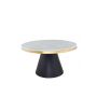 ROVIGO COFFEE TABLE SET MATT BLACK | MARBLE 928