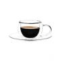 BRICARD 2414H DOUBLE WALL COFFEE SET | 4 PIECES