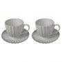 BRICARD PARIS KOFFIESET | 4-DELIG WIT