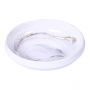 BRICARD MELAMINE SERVING BOWL 401 | WHITE-MARBLE Ø25 CM