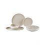 BRICARD BARLES TABLEWARE SET | WHITE-TAUPE 25-PIECE