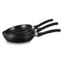 FERVEO NOVA BRATPAFNNE SET SCHWARZ-GOLD | Ø20/24/28 CM 3-TLG