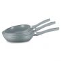 FERVEO NOVA BRATPFANNE SET GRAU-WEIß | Ø20/24/28 CM 3-TLG