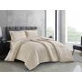 LAVELLA NAZLI TAGESDECKE SET | 260X240 CM BEIGE 3-TEILIG