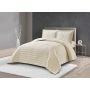 LAVELLA HALE TAGESDECKE SET | 260X240 CM BEIGE 3-TEILIG